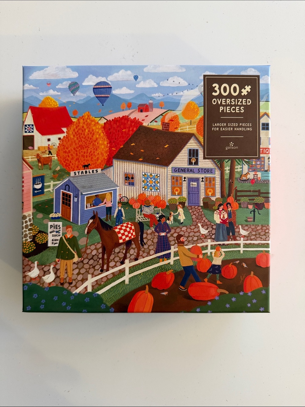 Galison- Autumn Square - 300-Piece puzzle